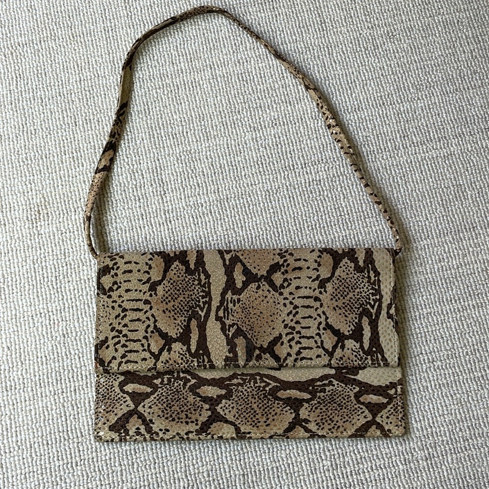 Bettina Duncan snakeskin little purse